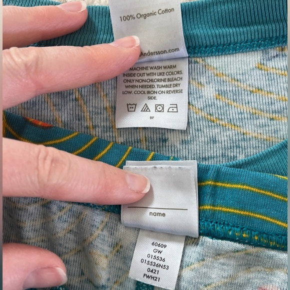 Hanna Anderesson Long John Pajamas Organic Cotton | Solar System | 150CM / US 12 - Picture 10 of 10